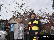 宮崎謙介氏を「水木しげるロード」へ御案内2